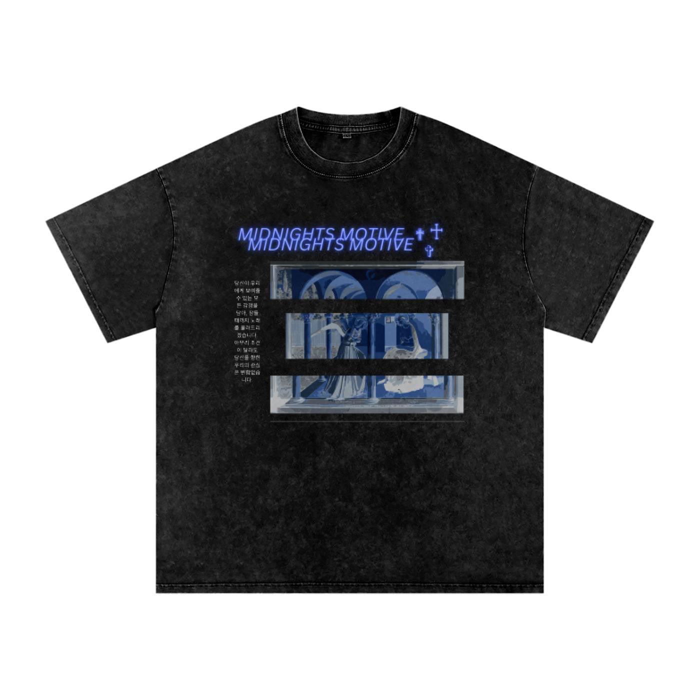 Midnights Motive Washed Shirt (Oversized)